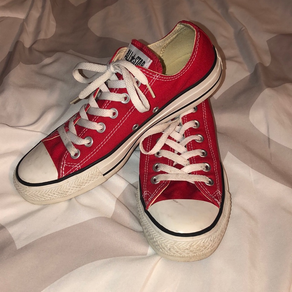 Red Low Top Converse